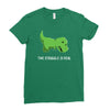 the struggle is real Ladies Fitted T-Shirt