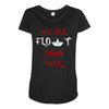 stephen we all float down here movie scene baloon Maternity Scoop Neck T-shirt