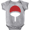 uchiha clan symbol crest   anime itachi sasuke naruto cosplay gift tee Baby Bodysuit