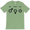 man woman geek symbols T-Shirt