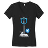 master keyblade Women's V-Neck T-Shirt