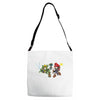 mario vs link Adjustable Strap Totes