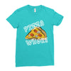 Pizza Bitch Ladies Fitted T-Shirt