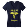 call me sir Women's V-Neck T-Shirt