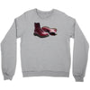 red doc marten skinhead boots, ideal birthday present or gift Crewneck Sweatshirt