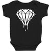 dripping diamond logo Baby Bodysuit