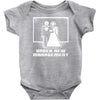 pixel wedding under new management Baby Onesie