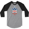 independence day 4th july star america american flag 3/4 Sleeve Shirt