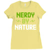 nerdy by nature Ladies Fitted T-Shirt