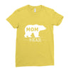 mommy bear Ladies Fitted T-Shirt