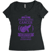I am a Pancreatic Cancer Survivor - What's Your Superpower? Women's Triblend Scoop T-shirt