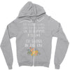 ice cream or a felony Zipper Hoodie