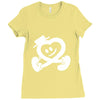 heart walking Ladies Fitted T-Shirt