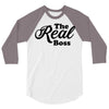 The Real Boss 3/4 Sleeve Shirt