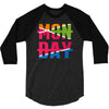 monday crossed out 3/4 Sleeve Shirt
