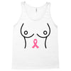breast with pink ribbon Tank Top