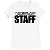nymphomaniac treatment centre Ladies Fitted T-Shirt