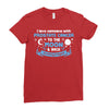 I Love Someone with Prostate Cancer to The Moon and Back to Infinity Ladies Fitted T-Shirt