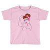 breast cancer girl power Toddler T-shirt