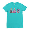 down at the milk bar Ladies Fitted T-Shirt
