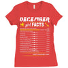 December Girl Facts Sagittarius Ladies Fitted T-Shirt