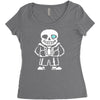 undertale sans Women's Triblend Scoop T-shirt