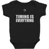 bass player timing is everything Baby Bodysuit