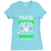 Want To Know If There Is L fe After Death Mess With My Brother And Fin Ladies Fitted T-Shirt
