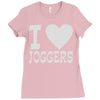 i love jogging Ladies Fitted T-Shirt