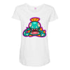 deep sea fang Maternity Scoop Neck T-shirt