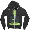 old school zombie Zipper Hoodie