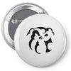 dog face Pin-back button