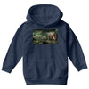 dinosaur attack Youth Hoodie