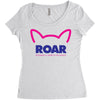 pussy roar - women's march alliance Women's Triblend Scoop T-shirt