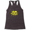 zelda link hylian shield triforce splat Racerback Tank