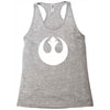 rebel alliance sticker vinyl decal star wars   car window wall decor Racerback Tank