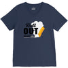 Butt Out Lung Cancer Awareness V-Neck Tee