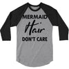 mermaid hair don't care 3/4 Sleeve Shirt