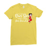 i'm that crazy girl who loves betty boop a lot Ladies Fitted T-Shirt