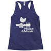 peace and music Racerback Tank