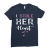 i stole her heart couple Ladies Fitted T-Shirt
