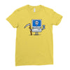 blue screen of death Ladies Fitted T-Shirt