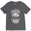 Motorcycles Dad V-Neck Tee
