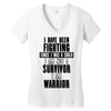 i am warrior Women's V-Neck T-Shirt