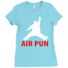air pun big pun logo Ladies Fitted T-Shirt