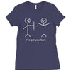 cute stick figures Ladies Fitted T-Shirt