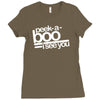peek a boo, i see you Ladies Fitted T-Shirt