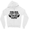 obama guns Zipper Hoodie