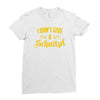 i don't give a schnitzel Ladies Fitted T-Shirt