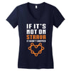if it's not on strava it didn't happen Women's V-Neck T-Shirt